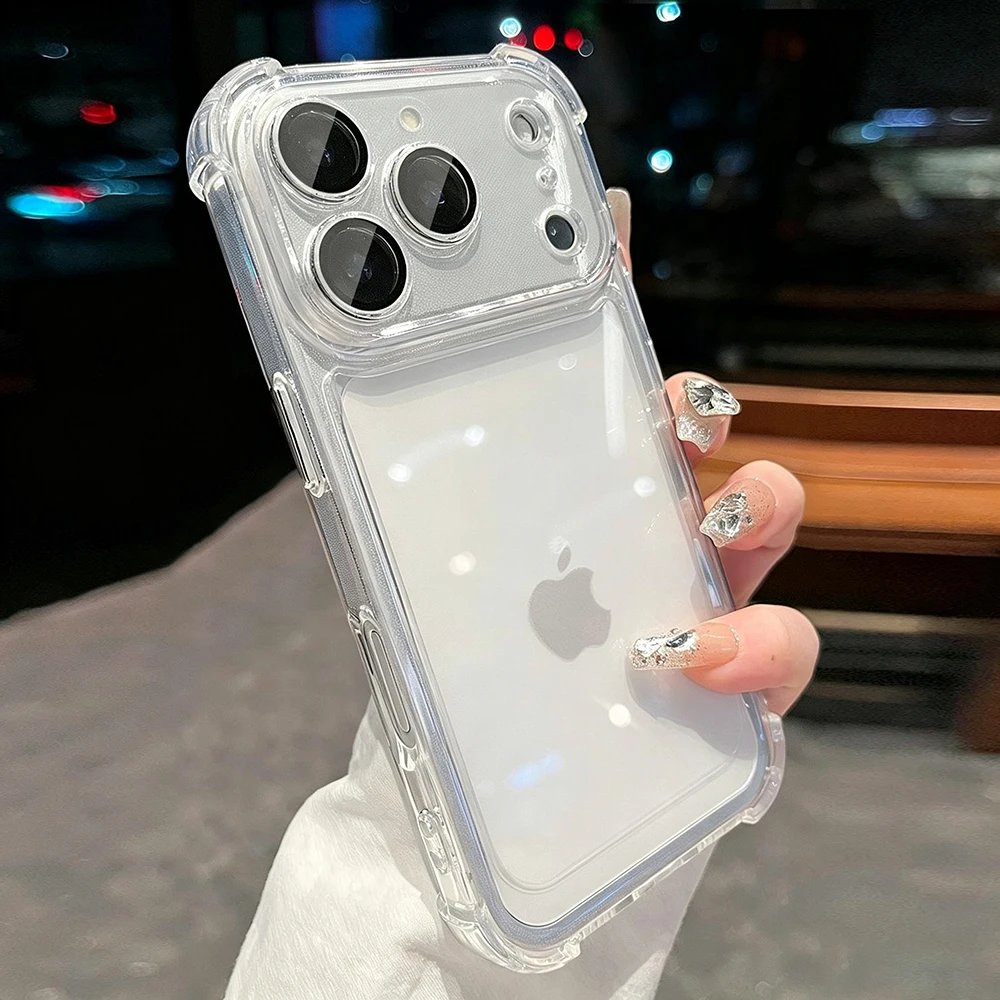 Premium Transparent Shockproof TPU Bumper Case