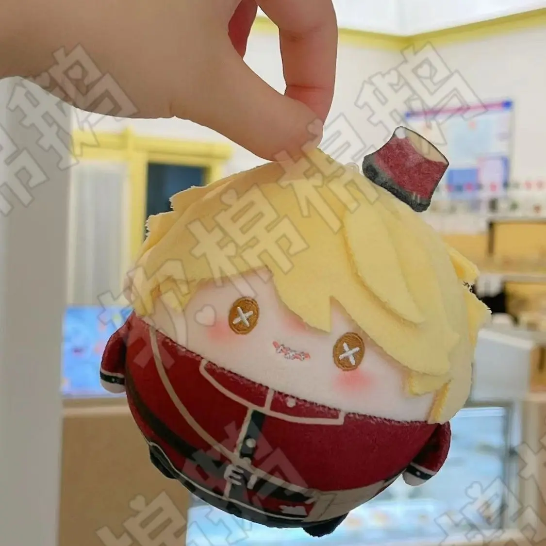 Identity V Victor Grantz Cosplay Anime Plush 10CM Cute Stuffed Body Plushie Cartoon Pendant Knapsack Ornament Birthday Gifts