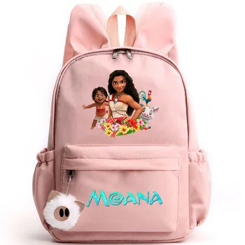 Zaino Moana per ragazze Ragazzi Adolescenti Zaino per bambini Borse da scuola casual Zaini da viaggio con orecchie di coniglio Borse regalo Mochila 1