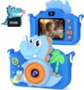 Kids Camera for Boys and Girls,Dinosaur Camera with Selfie 1080P HD Video, Christmas Birthday Gifts for Boys, with 32GB SD Card 1