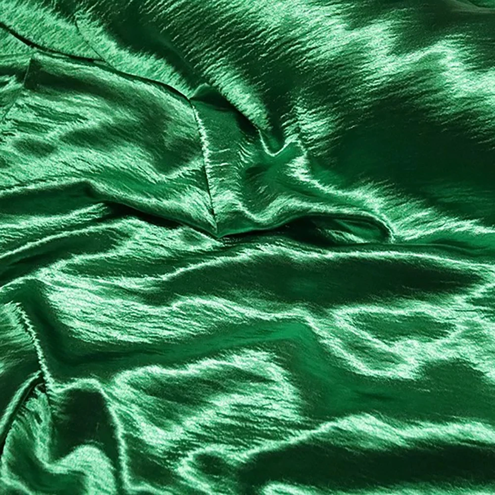 Gold silver red white Mercerized Satin Fabric Skirt Dress Shirt Sewing Fabric By yard Handmade DIY Patchwork Decoration Cloth
