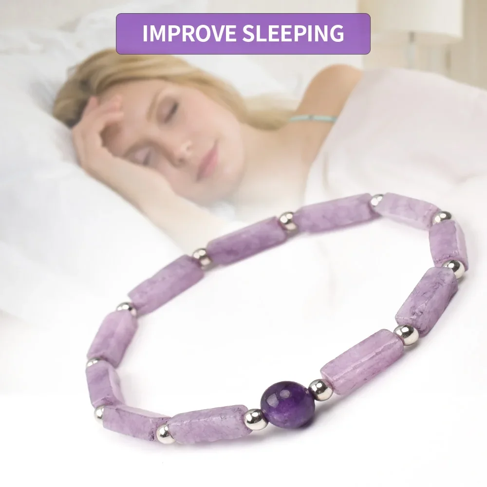 Natural Amethyst Body-purify Slimming Bracelet Image 13