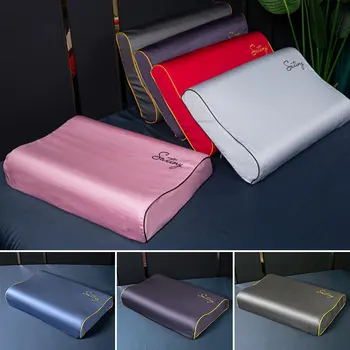 코튼 베개 케이스 메모리 폼 침대, 정형 라텍스 베개 커버, 수면 베개 보호대, 베개 슬립 침구 세트, 30x50 cm, 40x60cm