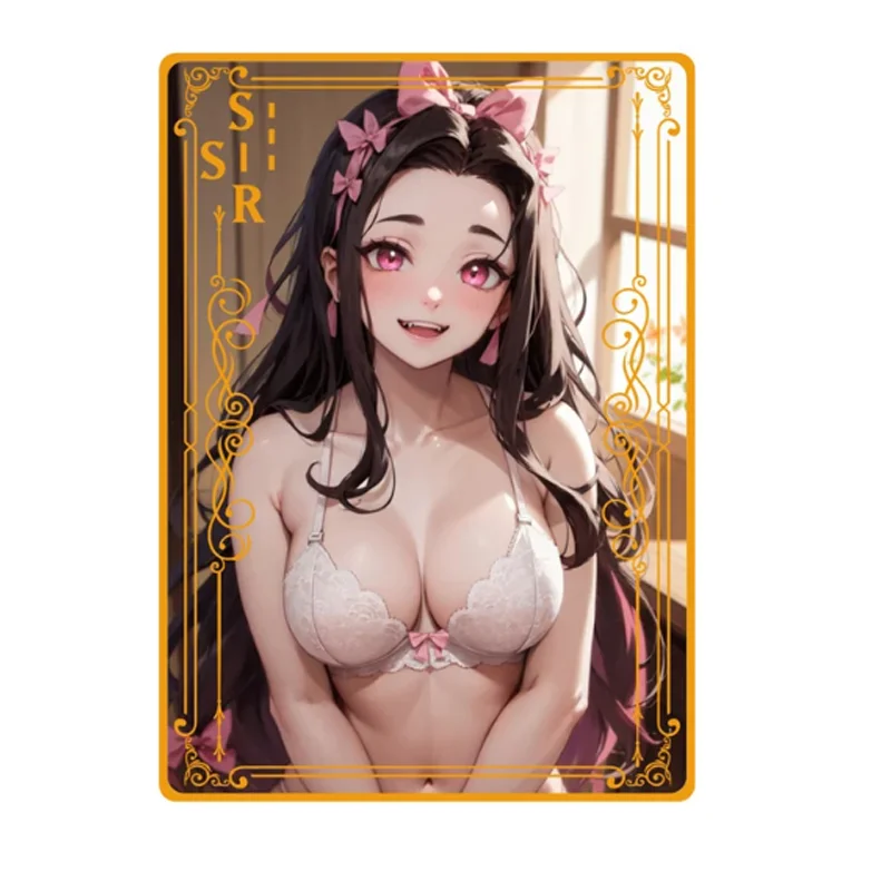 thumbnail image 1 of Tarjeta de metal de la historia de la diosa Colección de todas las tarjetas de chicas de trajes de baño sexys de anime Yamato Nami Nezuko Mitsuri Boa Hankokku Girl, 1 of 5