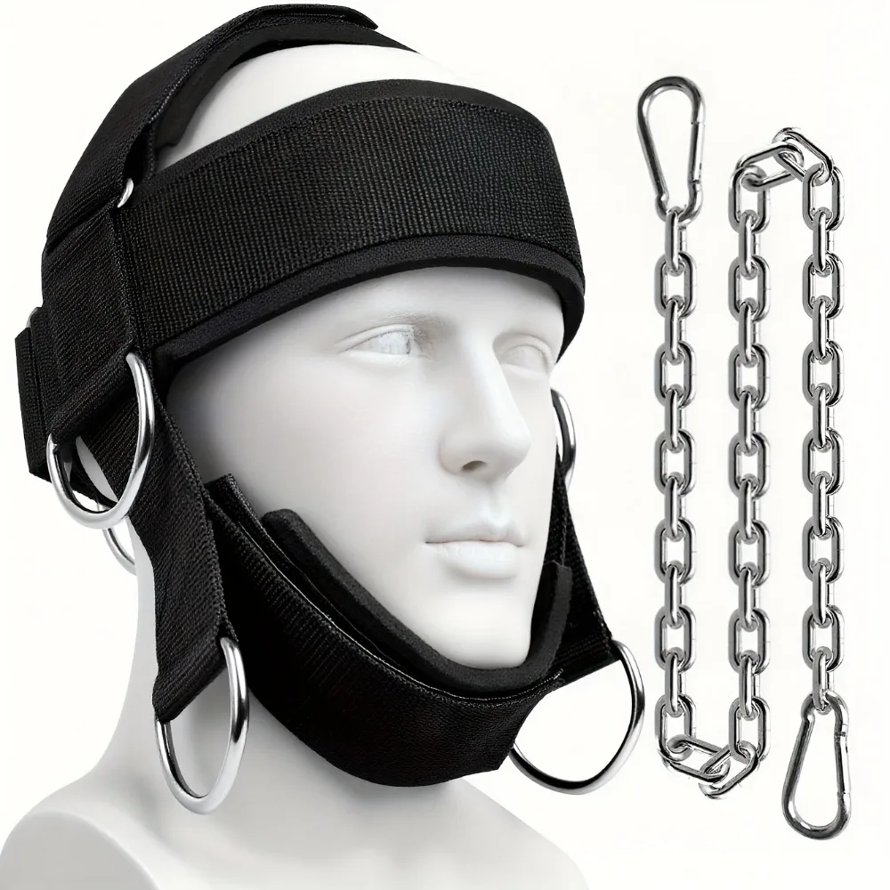 Head Trainer Weight Lifter - Neck Brace for Strengthening Neck and Core Muscles - Neck Exerciser