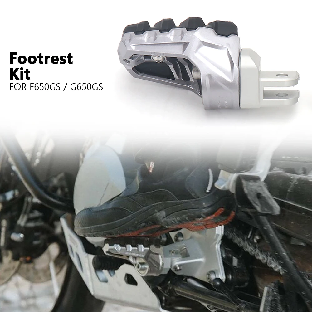 

New For BMW G650 GS G650GS 2011-2015 F 650GS F 650 GS F650GS 2003-2007 Motorcycle Footrests Kit Footpegs Foot Rests Pegs Pedals