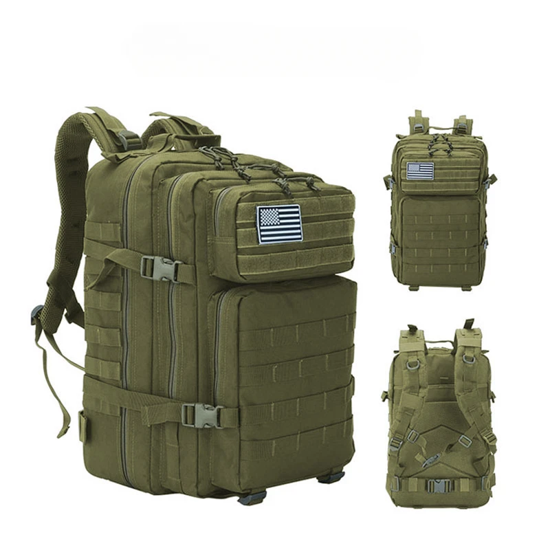 Mochila táctica militar para hombres y mujeres, 45L, mochila militar para  senderismo, caza, camping, viajes, B