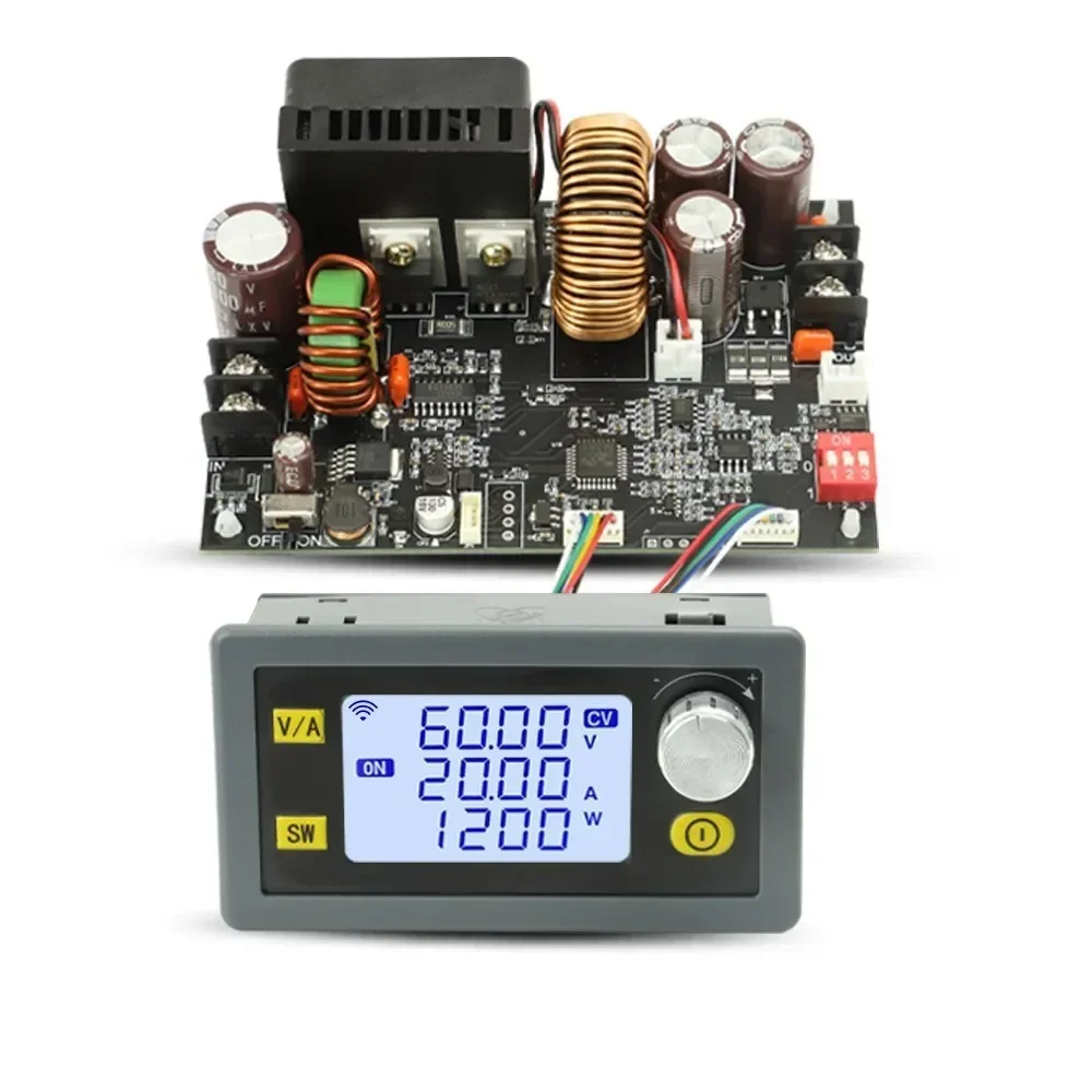 CNC Power Supply Module XY6020L 1200W CNC Voltage Regulator Power Supply DC Adjustable Stabilized 20A Constant Voltage Constant Current Step-Down Module