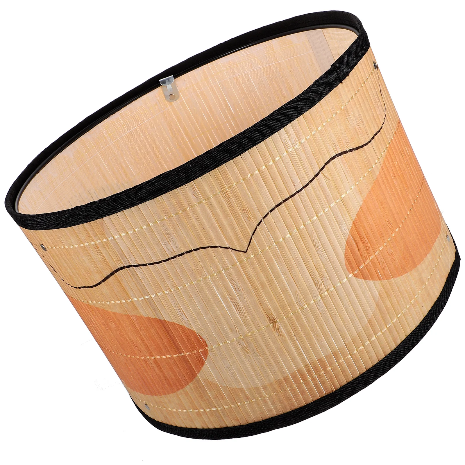 

Drum Lamp Shade E26 E27 Vintage Bamboo Lampshade Boho Chandelier Lamp Cover Replaceable Accessories Pendant Floor Tables Lamps