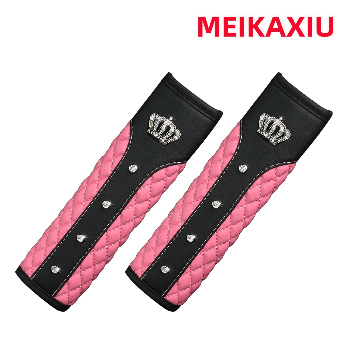 PU Leather Diamond Crown Shoulder Cover 1