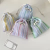 Makeup Accessories Drawstring Storage Bag Canvas Bags For Candy Gift Package Pouch Reusable Home Sundries Organize 3