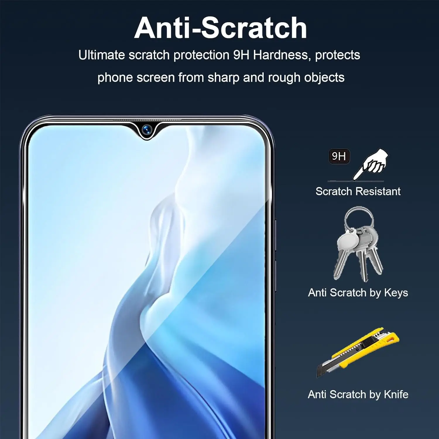 스크린 보호대 강화 유리 필름, TCL 20 20Y 20E 20Pro 20R 20SE 20XE 20L + 20L 20S 20B 5G, 2 개, 4 개