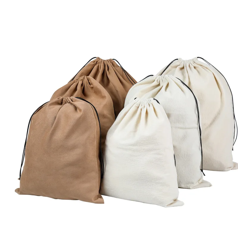 

Suede Travel Drawstring Tote Storage Bag Organizer Bag for Underwear Toy Handbag Storage Bag