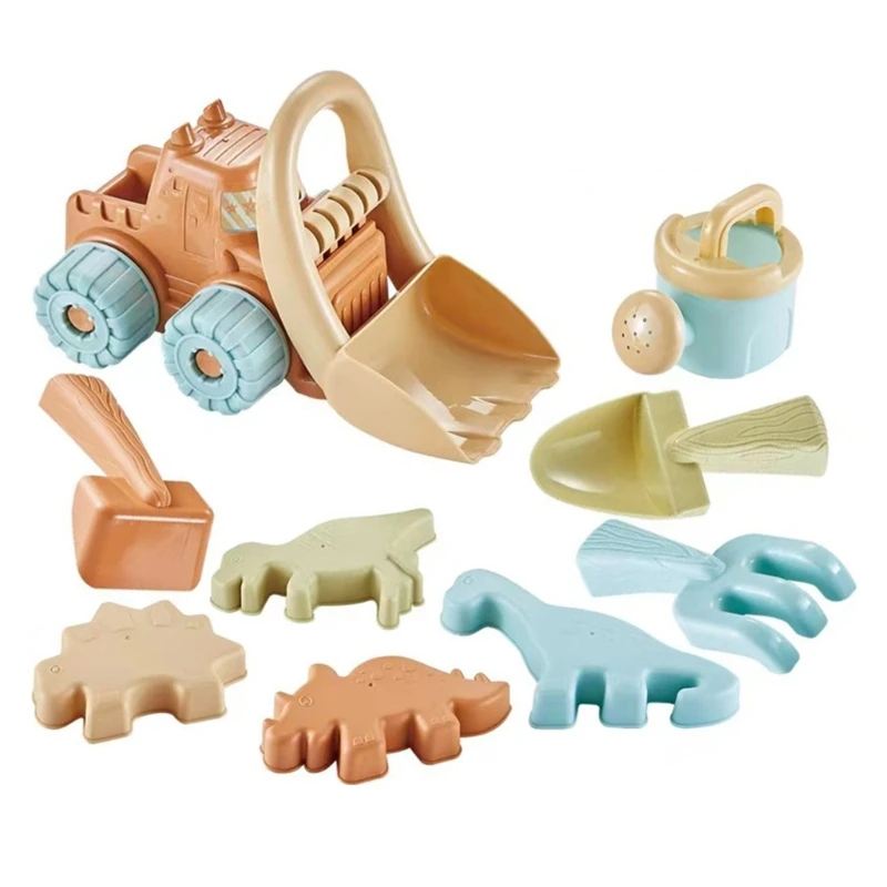 

Todder Beach Toy Sand Gadgets for Kids Sand Shovel Bucket Watering Pot Colorful Sand Molds Baby Birthday Gifts E65D
