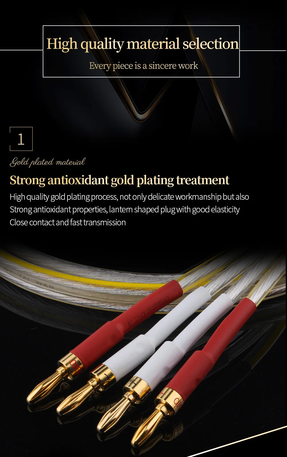 joustava kaiutinkaapelin rakenne