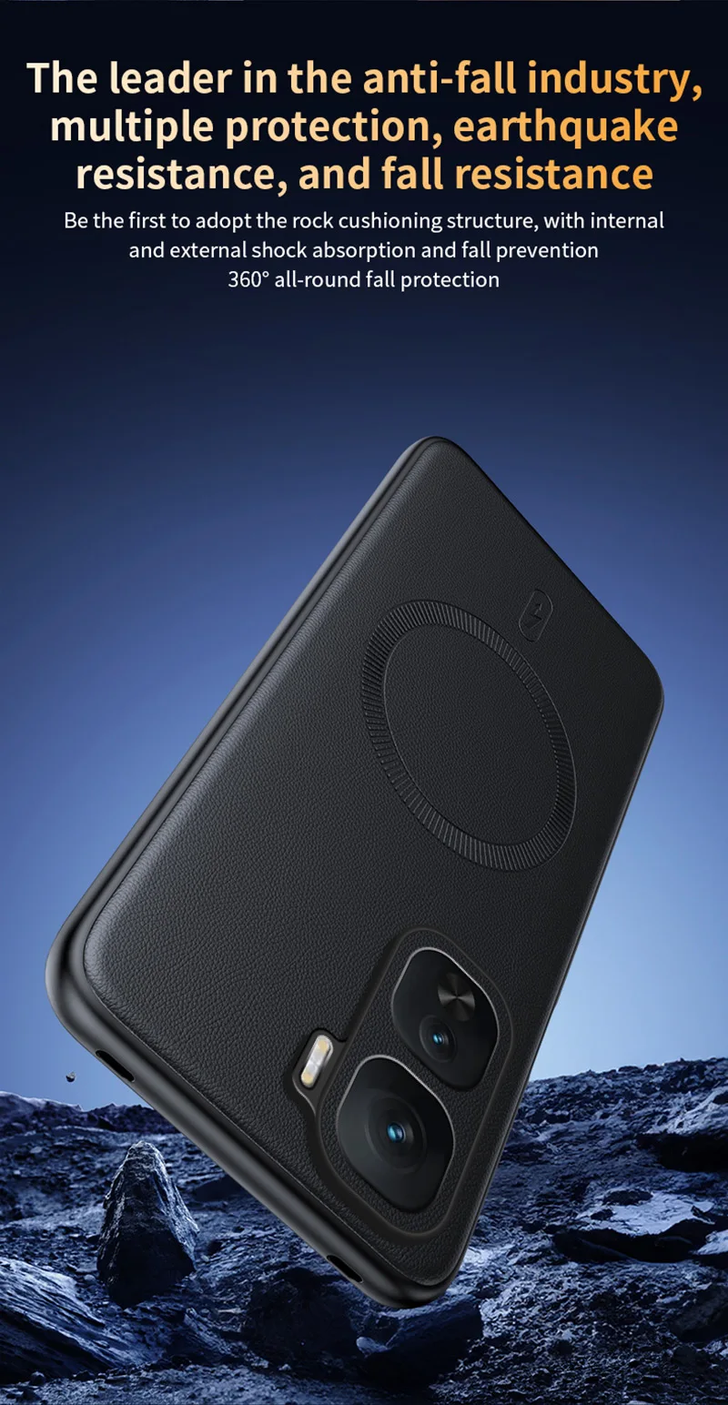 Für VIVO IQOO Neo 10 Pro Plus Magnetische Leder Schild Abdeckung Für VIVO IQOO Neo 10 Pro Plus Anti-Fingerprint Nicht-Slip PC + TPU – Detail 15