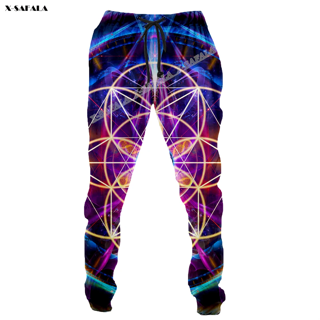 

Flower Life Geometry Trippy Madala 3D Printed Trousers Men Sweatpants Casual Long Jogger Loose Sports Pants Samurai Harajuku