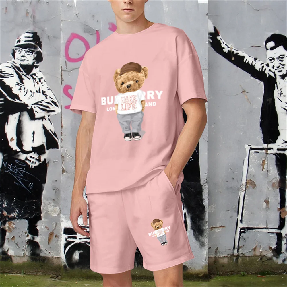 Original Design Oversize Cartoon Bear T-shirt - Kawaii Fashion Shop