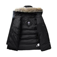 -30 C FIT Plus Thick Velvet Down & Parka coat 6XL 7XL 8XL  winter jacket men waterproof windproof chaquetas hombre 2
