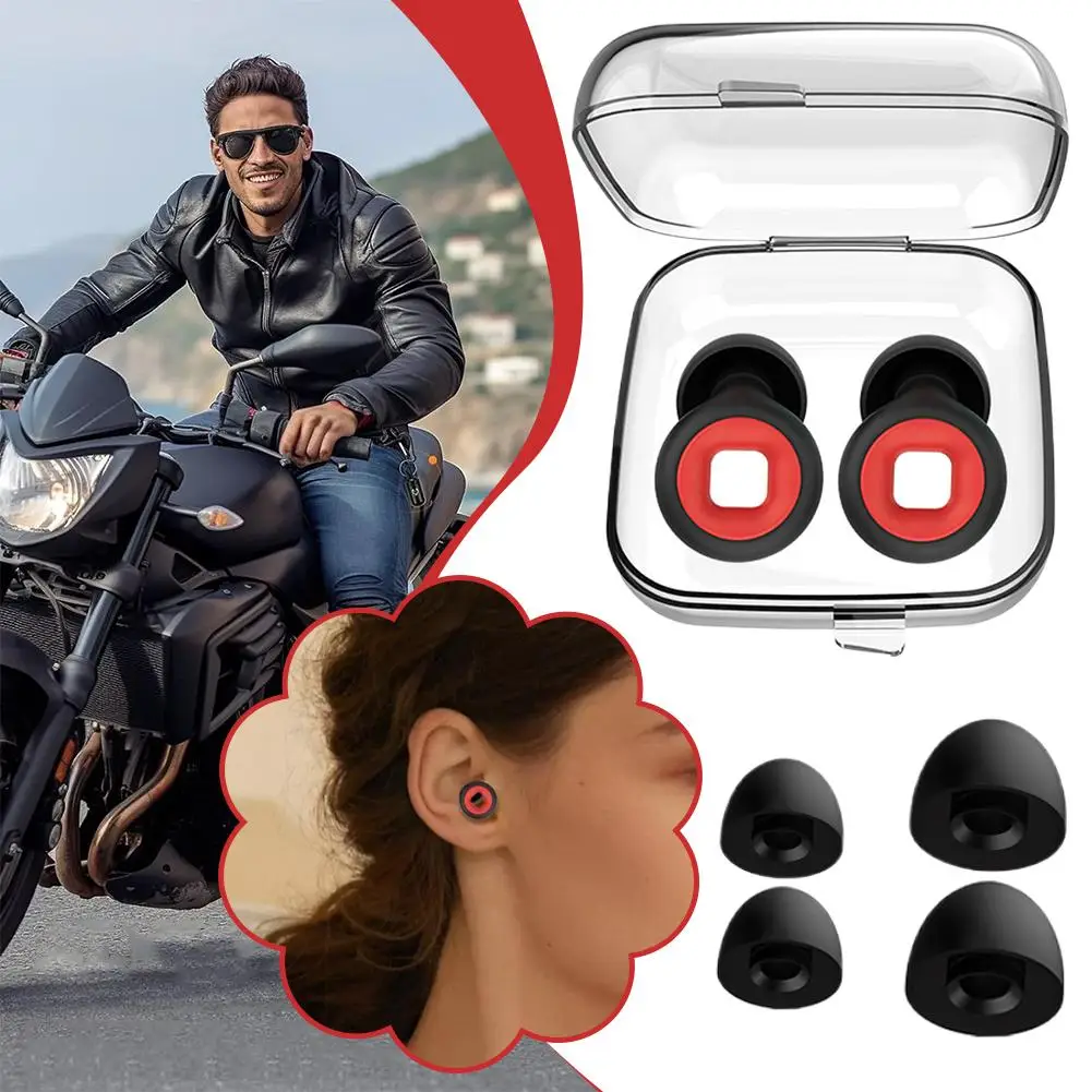 Silicone Noise Reducing Earplugs for Swimming and Sleeping