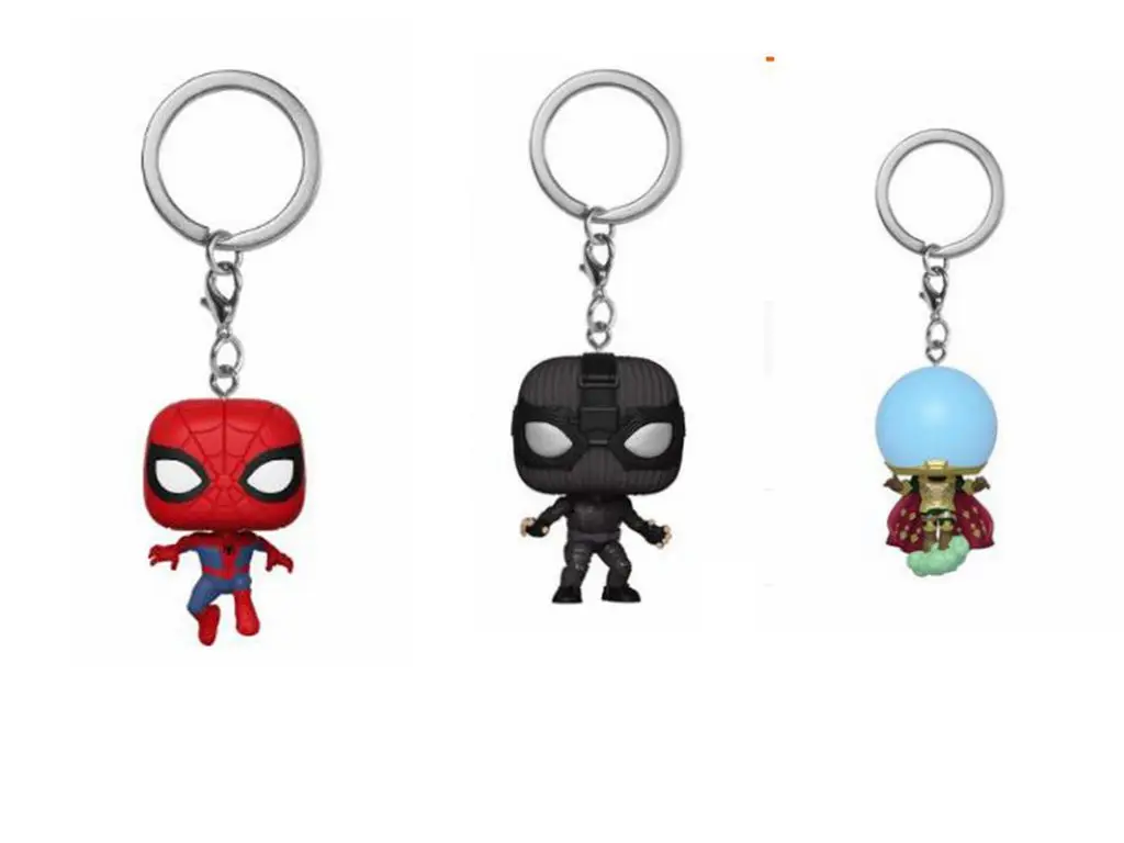 Avengers 3 Spider-Man  Keychain Vinyl Action Collection Model Children Toys