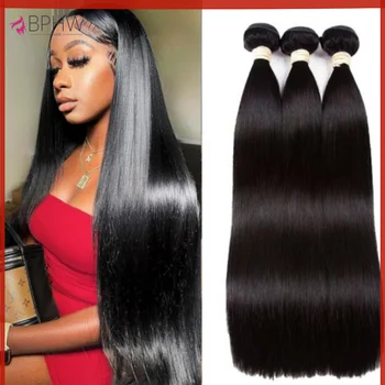 30 Inch Bone Straight Brazilian Virgin Human Hair Cameroon