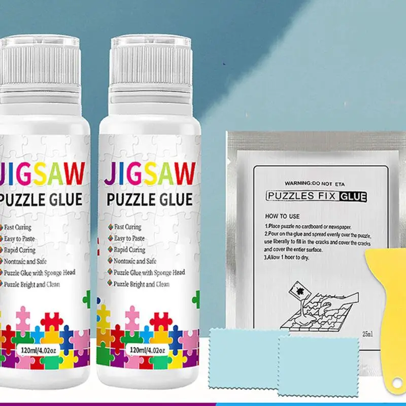 5D Diamond Painting Glue 5D Diamond Painting Sealer Art Glue Continuous Hold Gloss Effect Puzzle 120ml/Bottle Puzzle Highlight Glue Artwork Maintenance Diamond Painting Glue