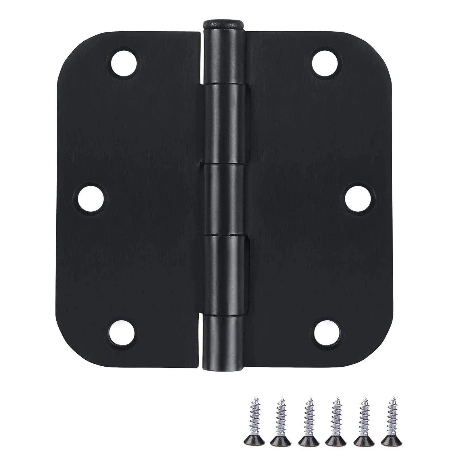 บานพับประตูสแตนเลสแบบเงียบ 2 ชิ้น ขนาด 3.5 นิ้ว สำหรับประตูหนา รับน้ำหนักได้มาก อุปกรณ์ฮาร์ดแวร์เฟอร์นิเจอร์ Gemel 1