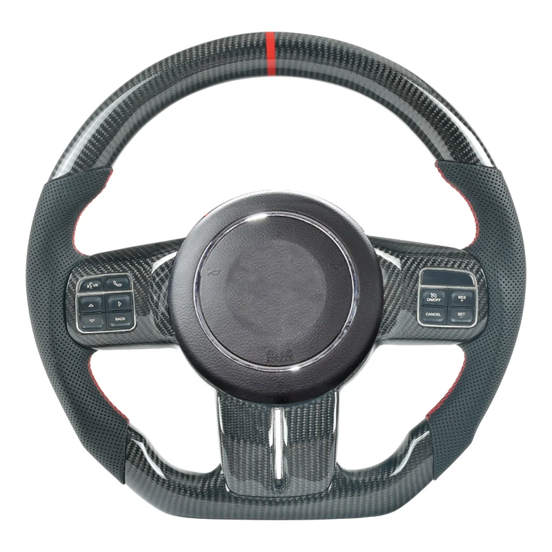 SteeringwheelForJEEPJLJKGrandCherokeeWranglercarbonfiber