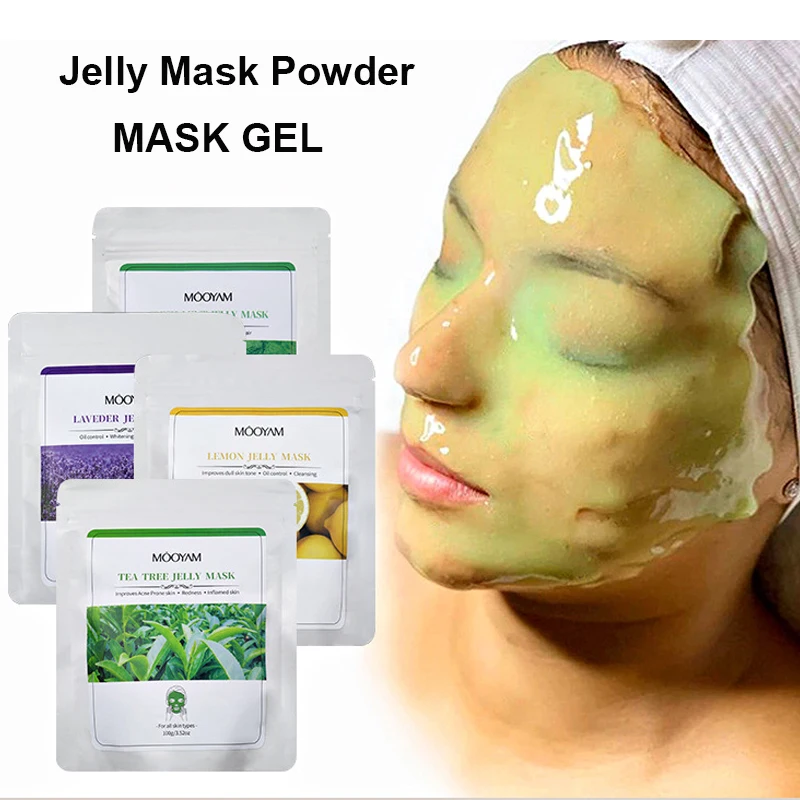100g24kGoldHydroJellyFaceMaskPowderGelRoseSkinCarePowder