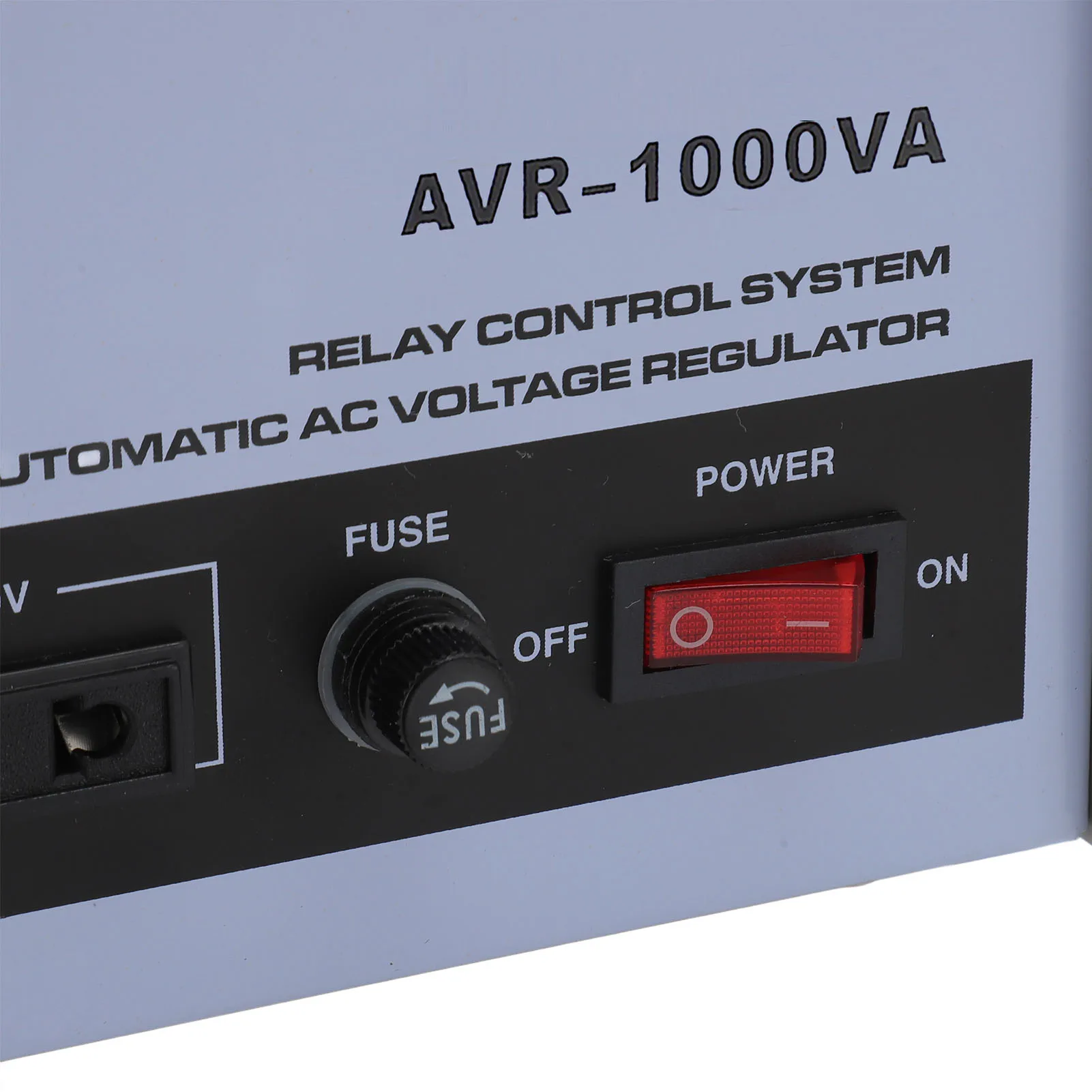 AC Voltage Regulator 1000W 160-Input Output 3 Universal Sockets Automatic Voltage Stabilizer with 2 Fuse