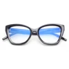 JM Oversized Reading Glasses for Women,  Trendy Oprah Style Cat eye Blue Light Computer Readers 5