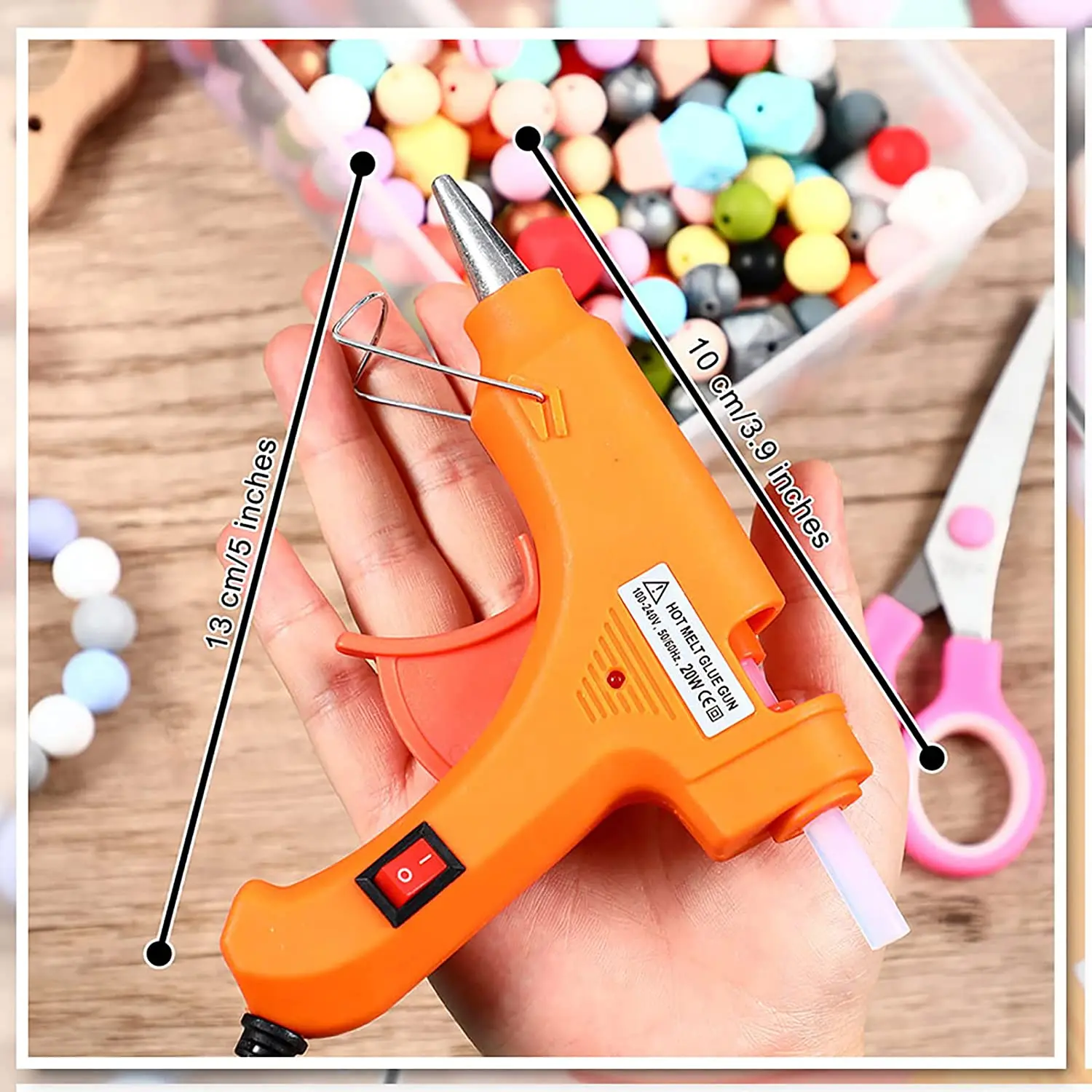 Hot Melt Glue Gun 20W Mini for Kid Crafts DIY