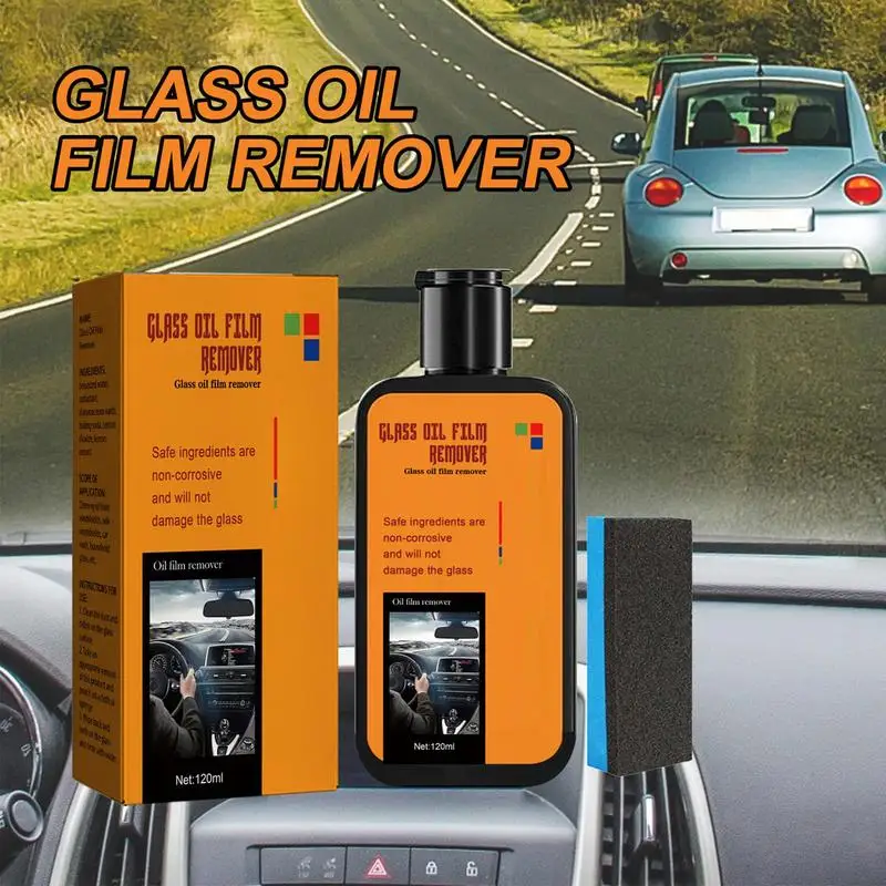 Glass Oil Film Cleaner Window Film Remover 120ml Tree Sap Remover For Car  Car Windshield Cleaner For Home And Auto Windows