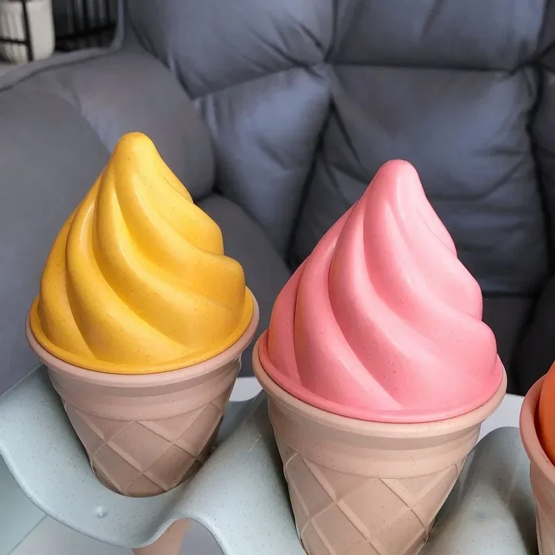 Kinder Pretend Spielen Spielzeug Weizen Stroh Material Eis Spielzeug Küche Graben Werkzeuge Umwelt Nordic Wind Im Freien Spielen