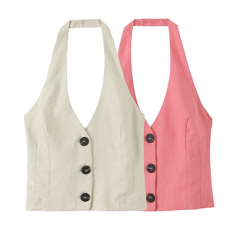 Belt Midi Skirts Two Piece Sets For Women 2025 New Chic Halter Crop Top Suits Street Casual Summer Woman 2 Piece Outfits