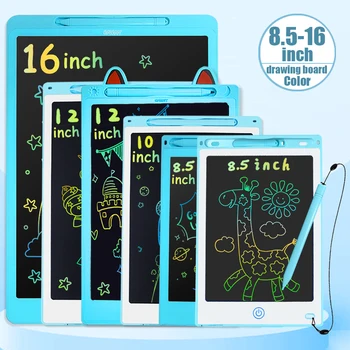 16/12/10/8.5 inch LCD Writing Tablet, Cartoon Color Drawing Tablet, 3 4 5 6 7 8 Years Old Kids Birthday Gifts/Christmas/Travel Toys 1