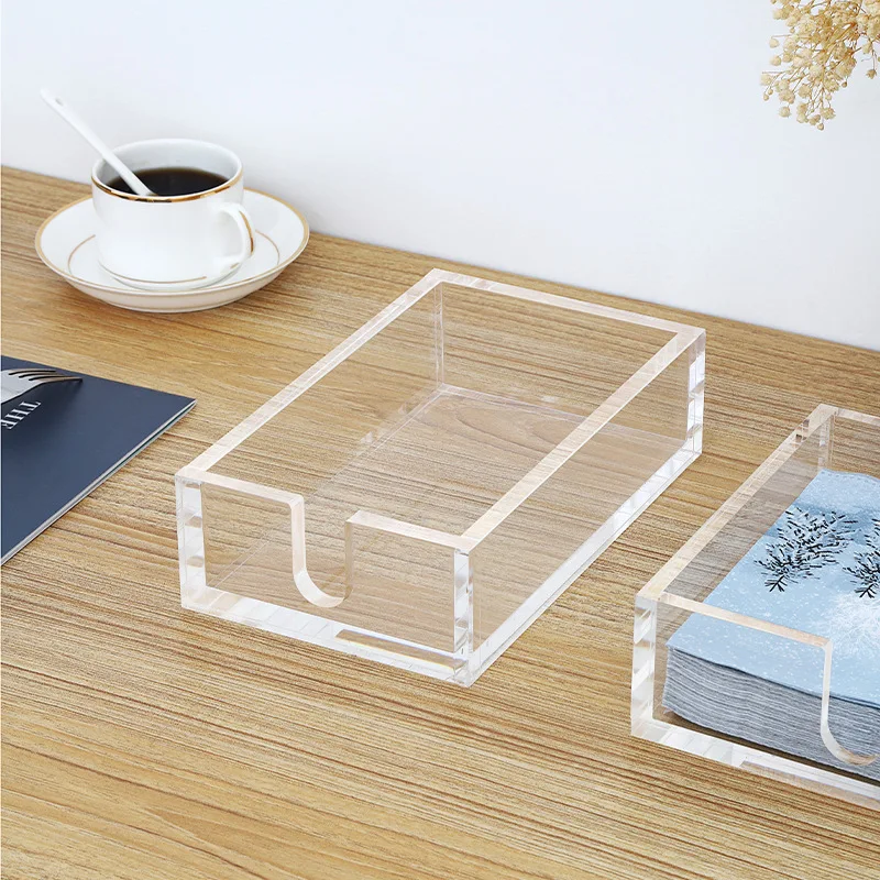 Clear Acrylic Cocktail Napkin Holder Bar Napkin Holder, Top amongst Modern Beverage Napkin Holders for Paper Napkins 3