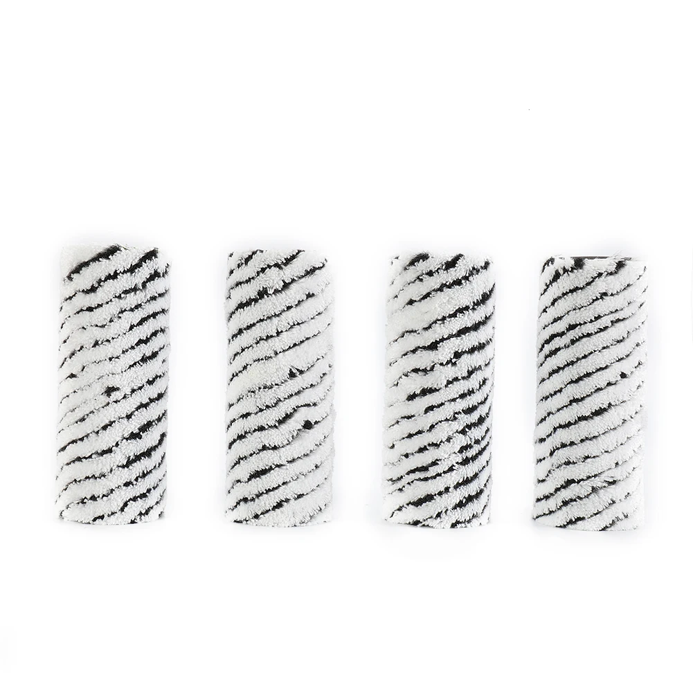 // Set Di Rulli In Pietra 4 Pezzi Per Set Per Detergente Per Pavimenti Duri Per Karcher Fc 7 8///