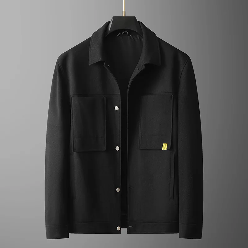 

Мужская осенняя куртка с отложным воротником, размеры 2XL, 3XL, 4XL, 5XL, 6XL, 7XL, 8XL