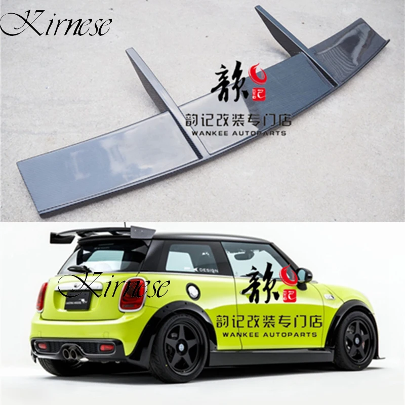 

Automotive styling carbon fiber RK rear spoiler roof window wing racing auto body kit for F56 Mini Cooper S (S only)