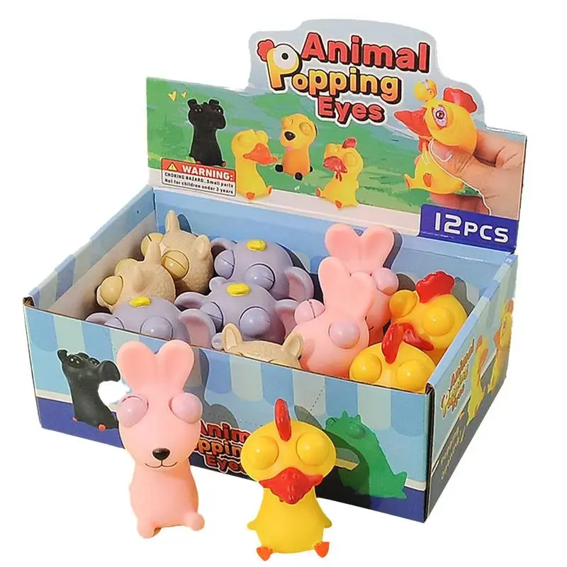 

Funny Animal Poping Eyes Funny Stress Relief Squeeze Toys Antistress Doll Pop Out Fidget Toys Relieve Stress Kids Adult Gifts