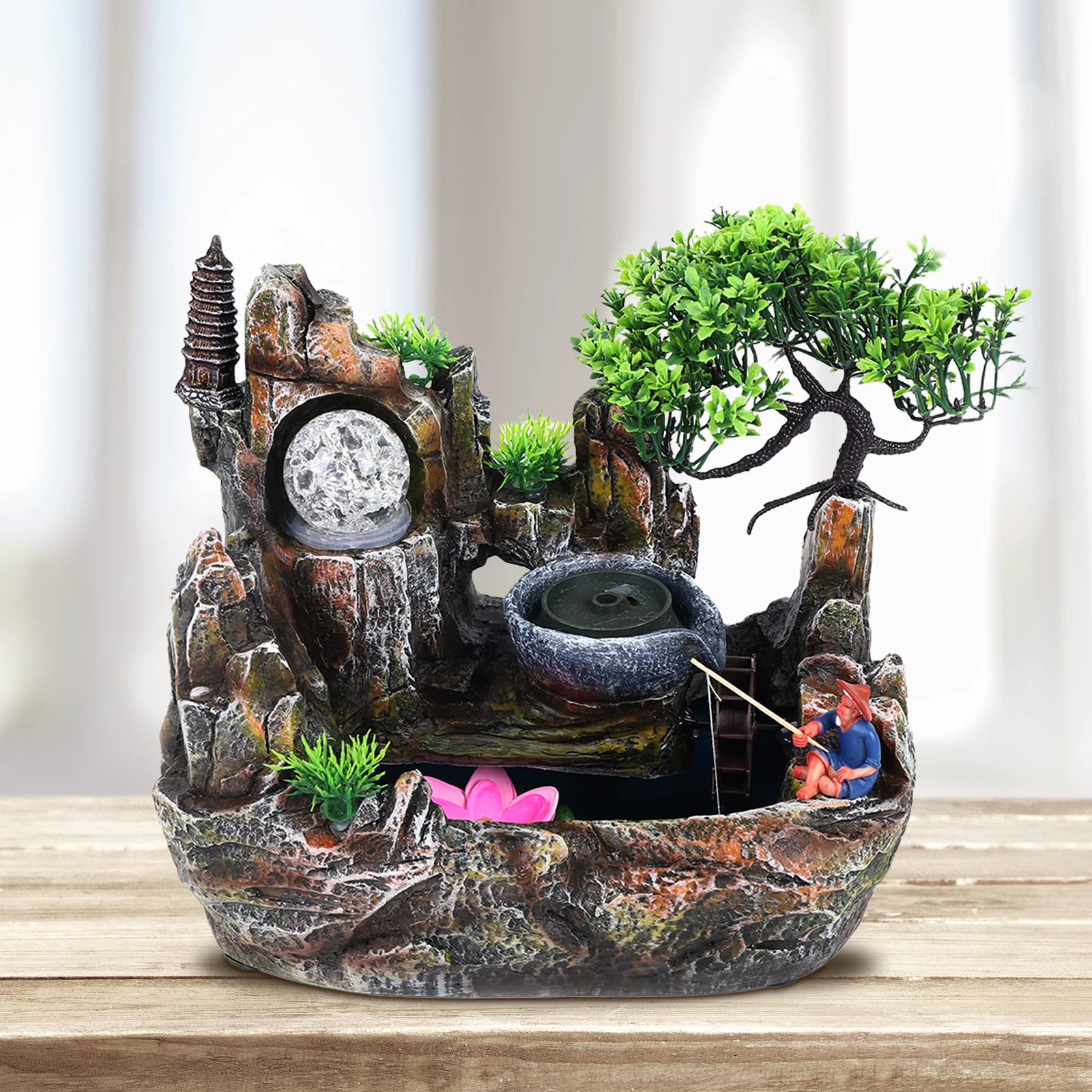 Feng Shui Da Interni Fontane Da Tavolo Moderne Lampada Da Tavolo