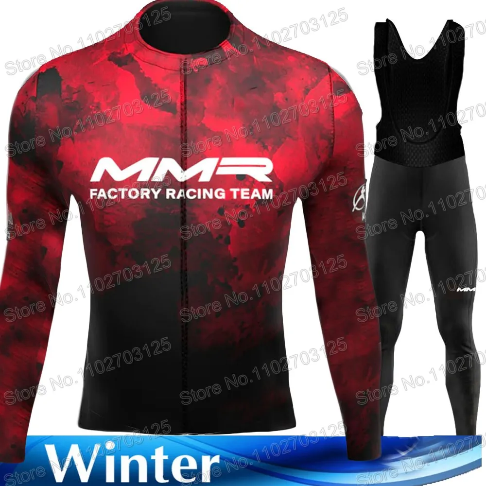 mmr-conjunto-de-jersey-de-ciclismo-masculino-manga-comprida-vermelho