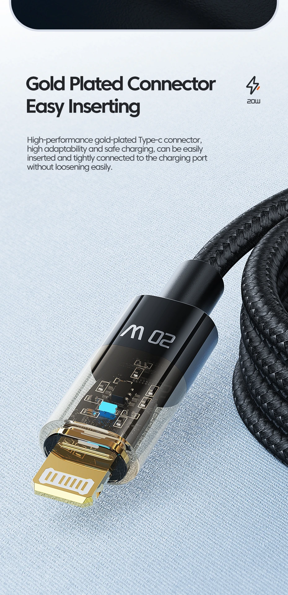 USB C Cable for iPhone 14 13 12 Pro Max XS XR 8 7 PD 20W USB C to Fast Charging