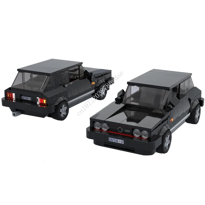 

325 шт., Детский конструктор MOC Speed Champion Golf MK1 GTI SportsCar