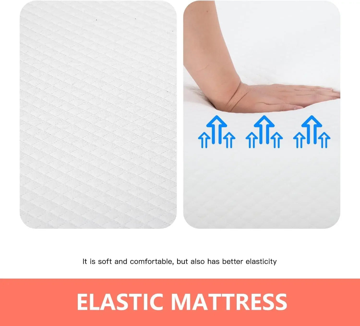 5 Inch Gel Memory Foam Mattress Medium-Firm Mattress for Pressure Relief & Cooler Sleep Mattress for Kid Adults CertiPUR-US Cert 6