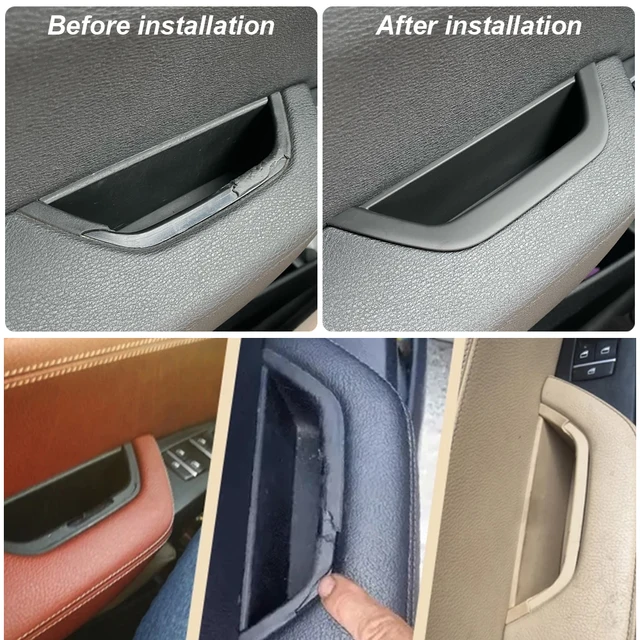 Upgrade your BMW X3 X4 F25 F26s interior with the stylish and functional LHD RHD Interior Door Pull Handle Armrest Panel Cover Trim made from durable ABS Plastic material.