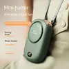 Portable Neck Fan Lazy Person Leafless Usb Waist Hanging High Wind Digital Display Silent Desktop Small Fan 1