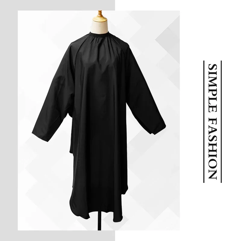 Haircut Cape Hairdressing Cape Beauty Salon Apron Sleeved Apron Barber Haircut Cloth Hair Cut Cape Hairdressr Gown Hairdressing Coat With sleeves Barbershop Salon Accessory